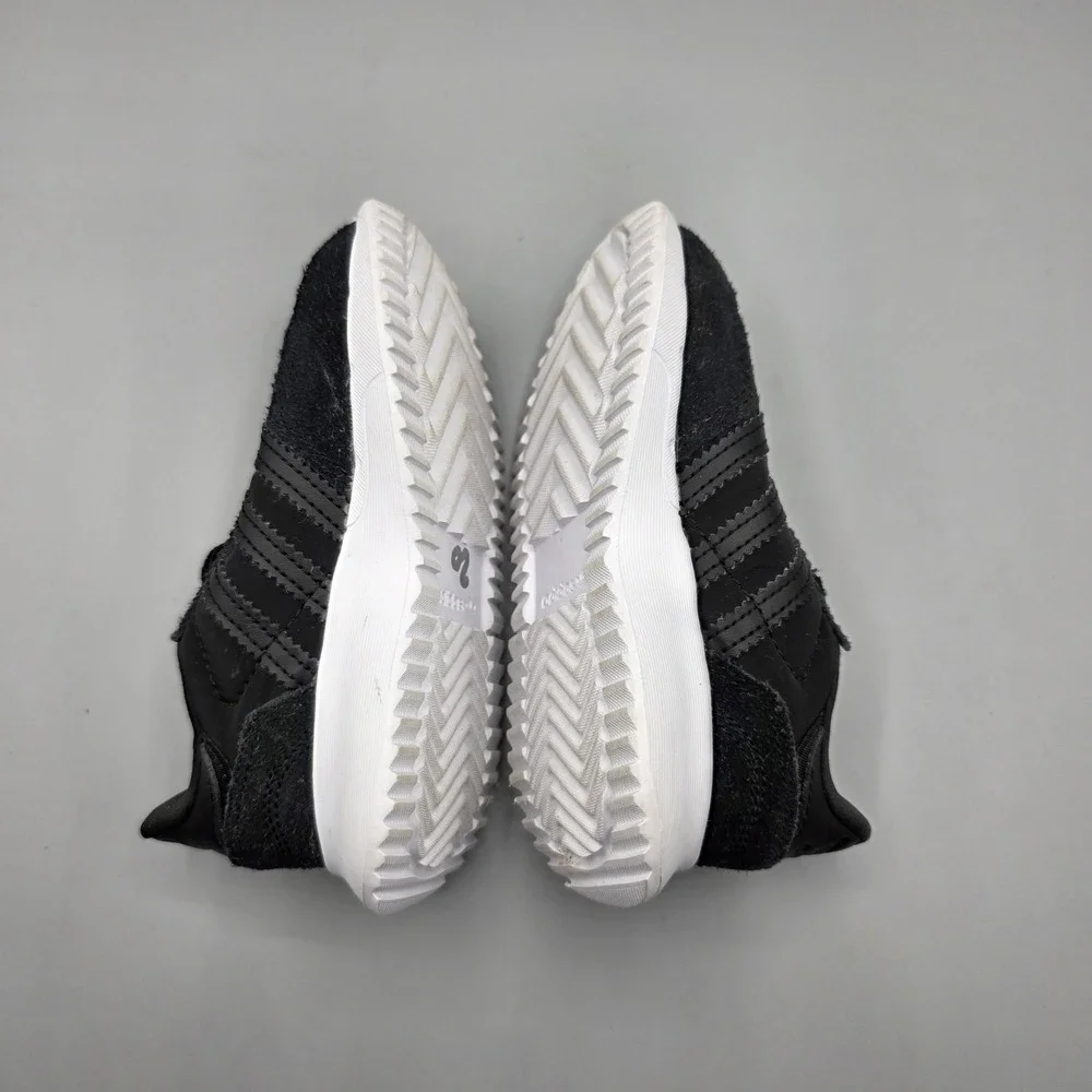 Adidas Retropy F2 EL I Sneakers Shoes Toddler 9 Black Leather Nylon‎ Kids GW3316
